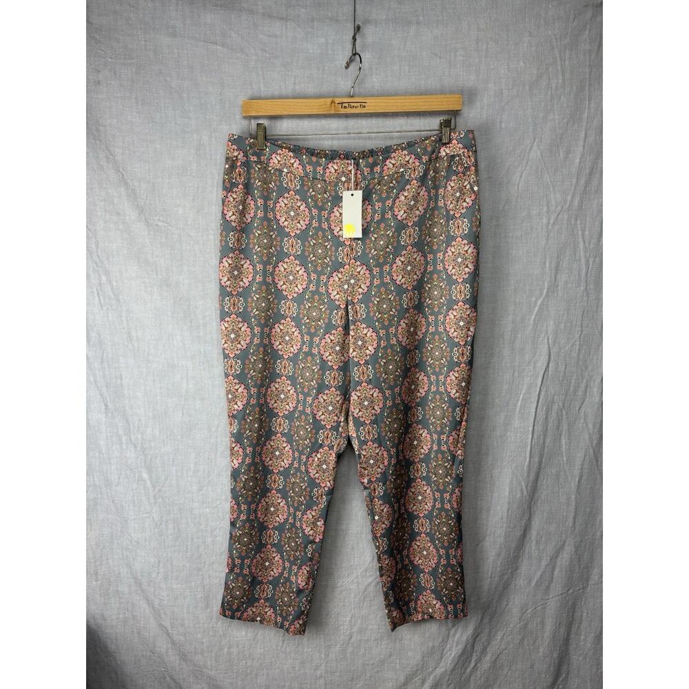 New Boden Dress Pants Floral Glorious British Style Womens Size 20-22